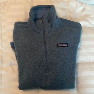 Navy Patagonia Quarter Zip Jacket